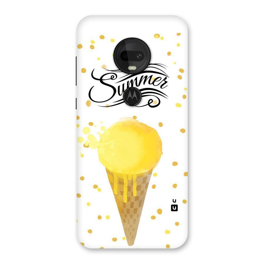Ice Cream Summer Back Case for Moto G7