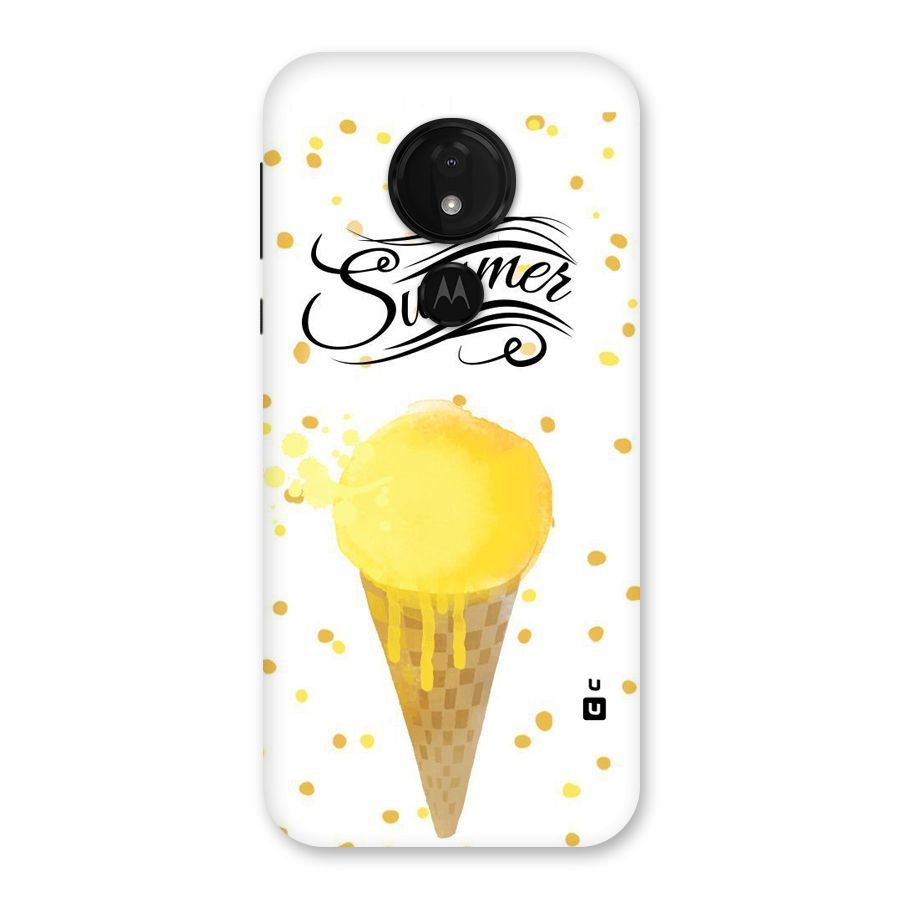 Ice Cream Summer Back Case for Moto G7 Power