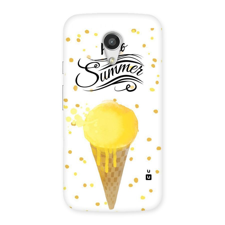 Ice Cream Summer Back Case for Moto G 2nd Gen