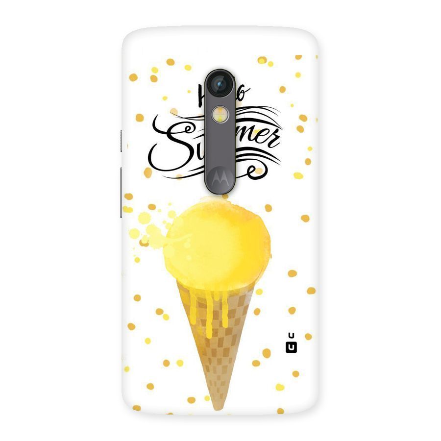 Ice Cream Summer Back Case for Moto X Play