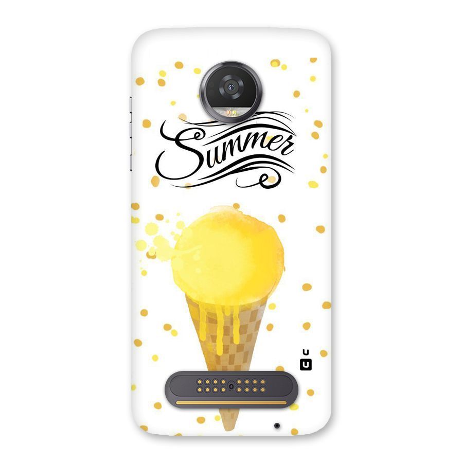 Ice Cream Summer Back Case for Moto Z2 Play