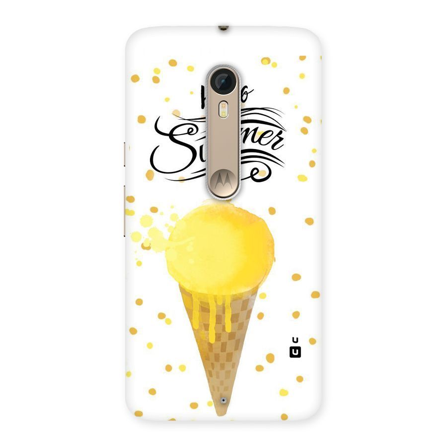 Ice Cream Summer Back Case for Motorola Moto X Style
