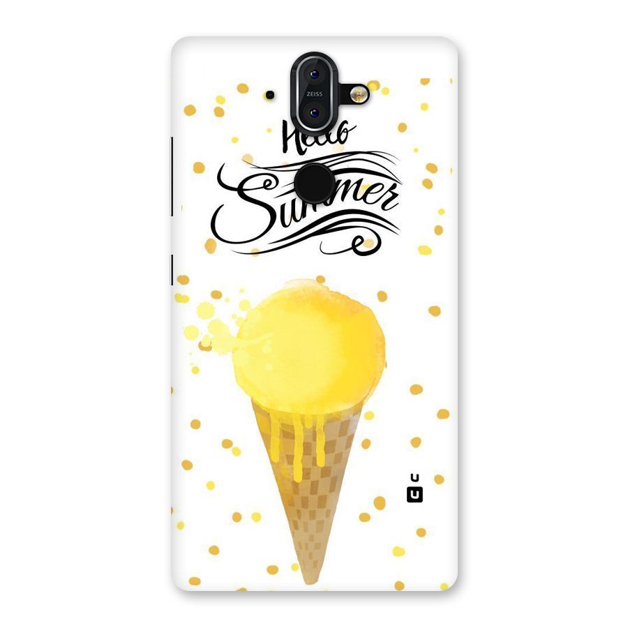Ice Cream Summer Back Case for Nokia 8 Sirocco