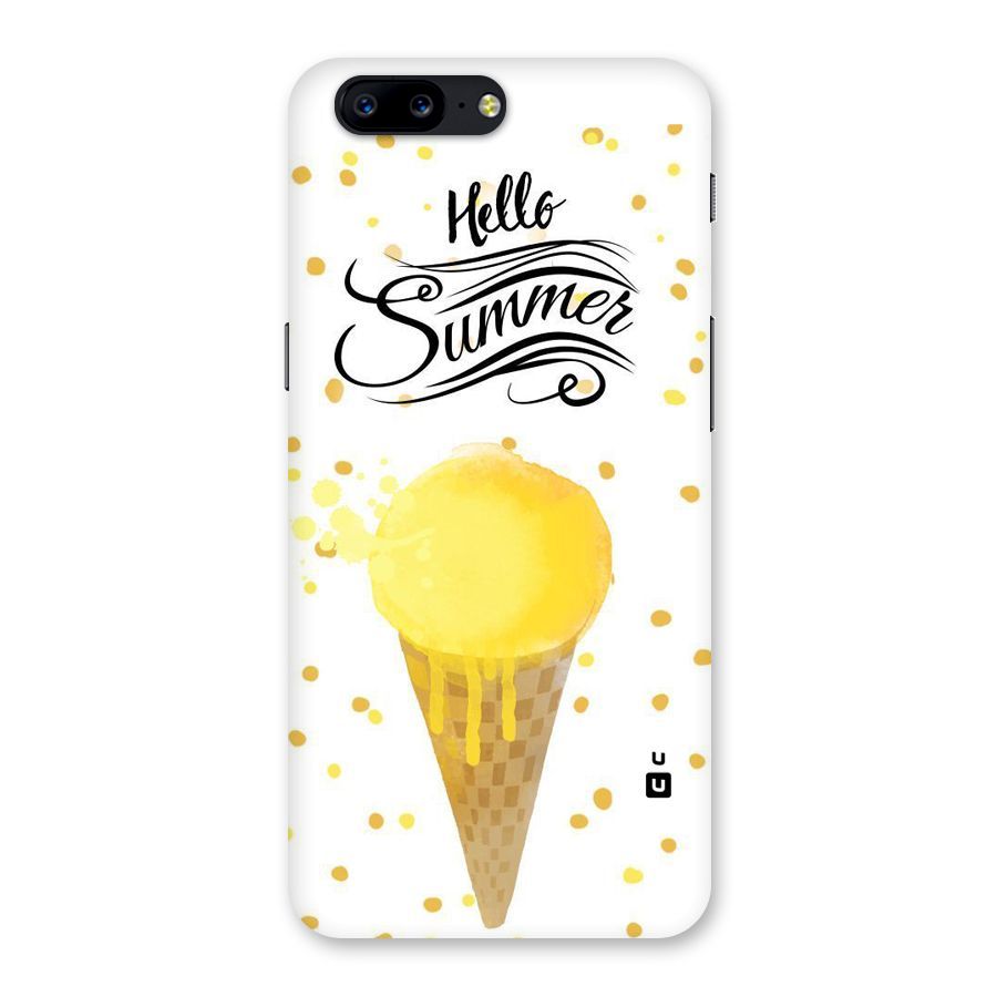 Ice Cream Summer Back Case for OnePlus 5