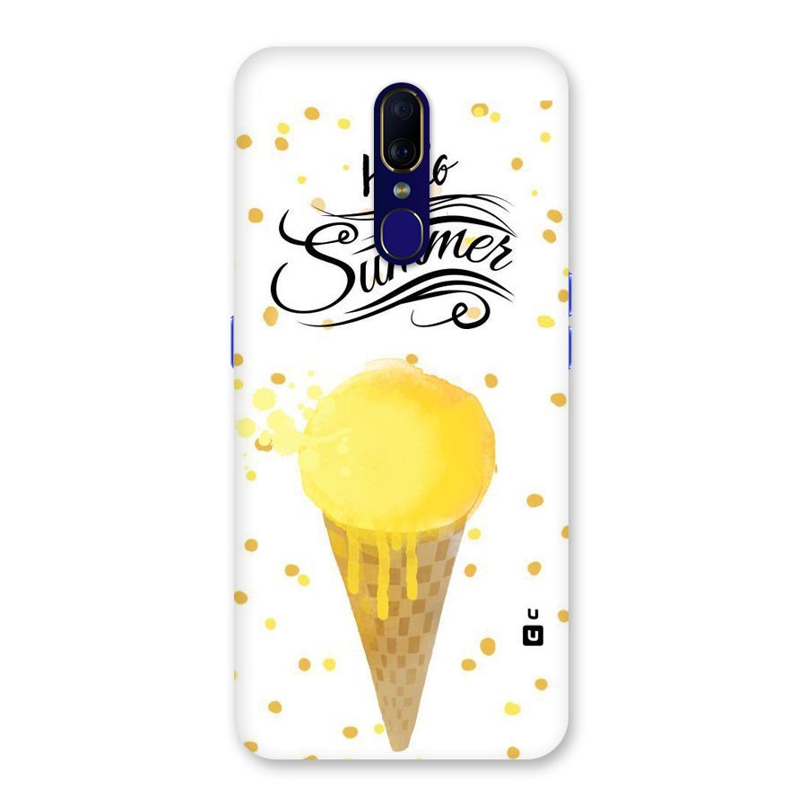Ice Cream Summer Back Case for Oppo A9