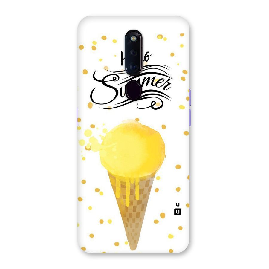 Ice Cream Summer Back Case for Oppo F11 Pro