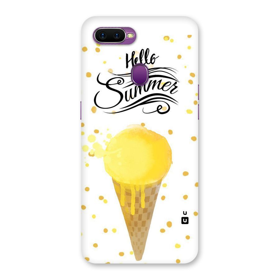 Ice Cream Summer Back Case for Oppo F9