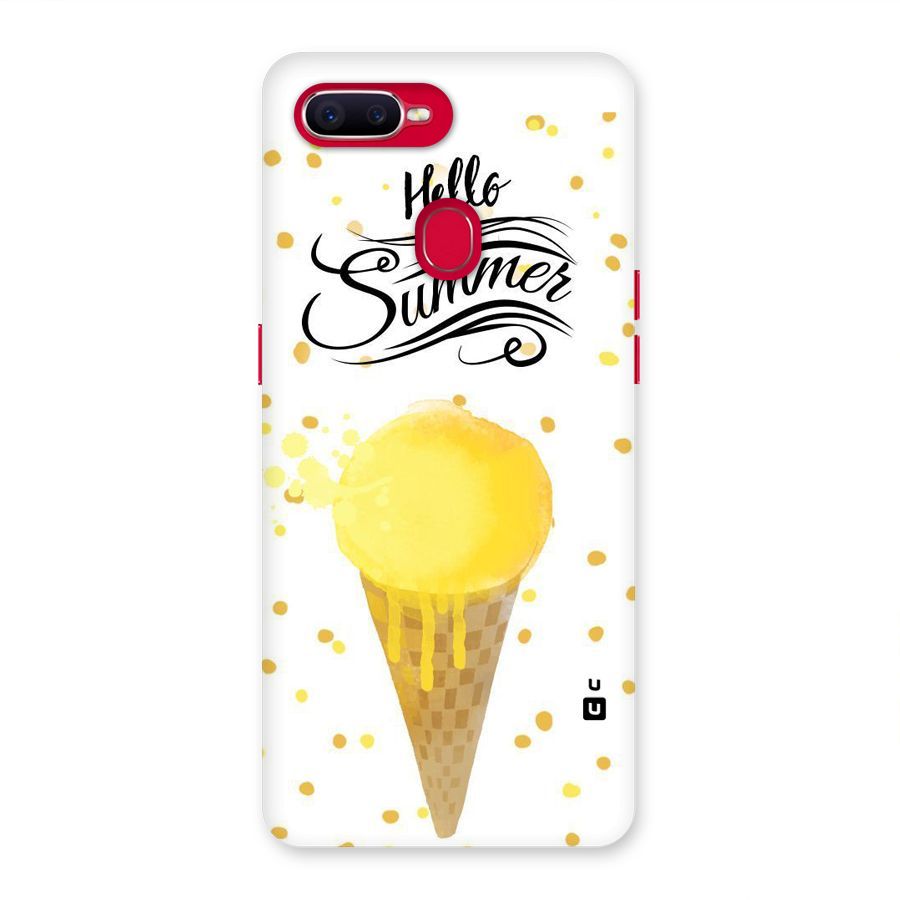 Ice Cream Summer Back Case for Oppo F9 Pro