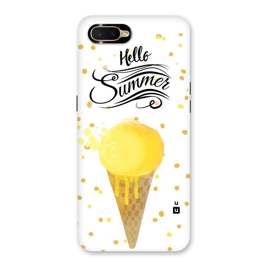 Ice Cream Summer Back Case for Oppo K1