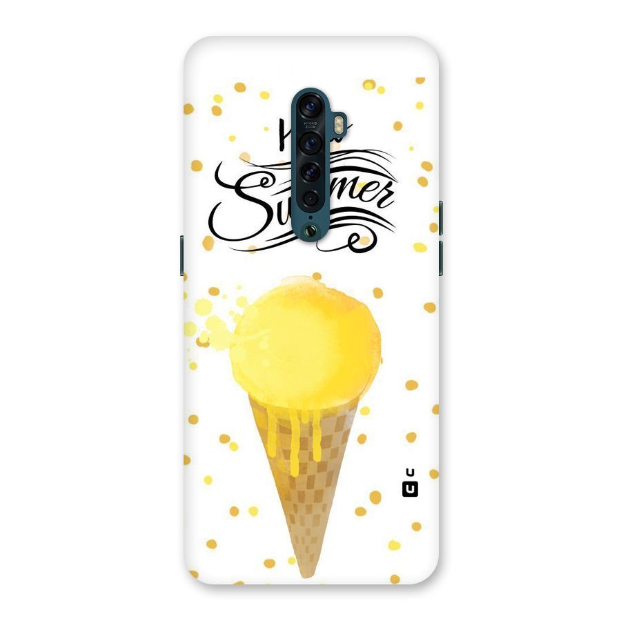 Ice Cream Summer Back Case for Oppo Reno2