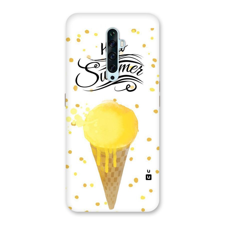 Ice Cream Summer Back Case for Oppo Reno2 Z