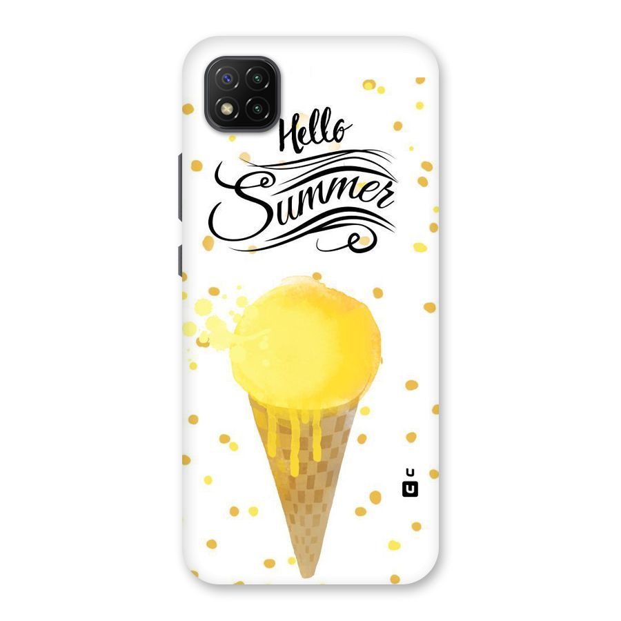 Ice Cream Summer Back Case for Poco C3
