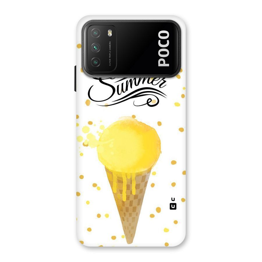 Ice Cream Summer Back Case for Poco M3