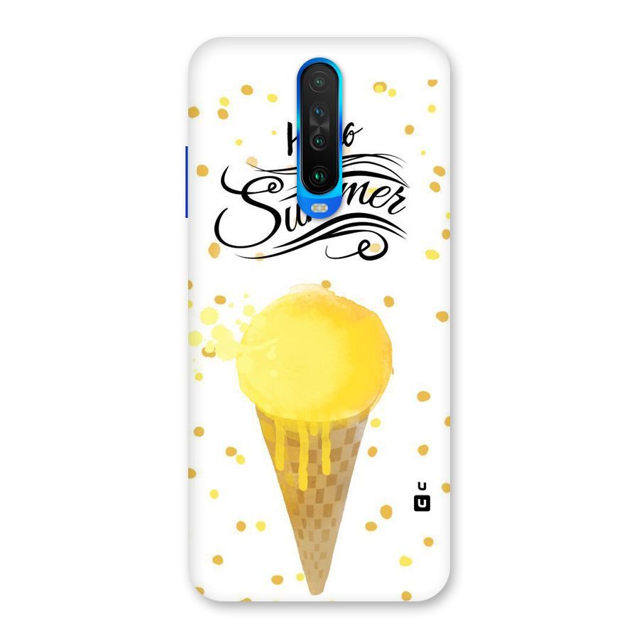 Ice Cream Summer Back Case for Poco X2