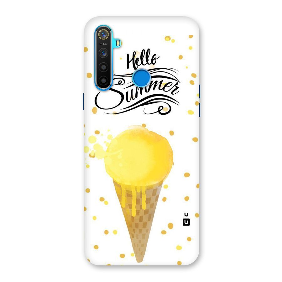 Ice Cream Summer Back Case for Realme 5