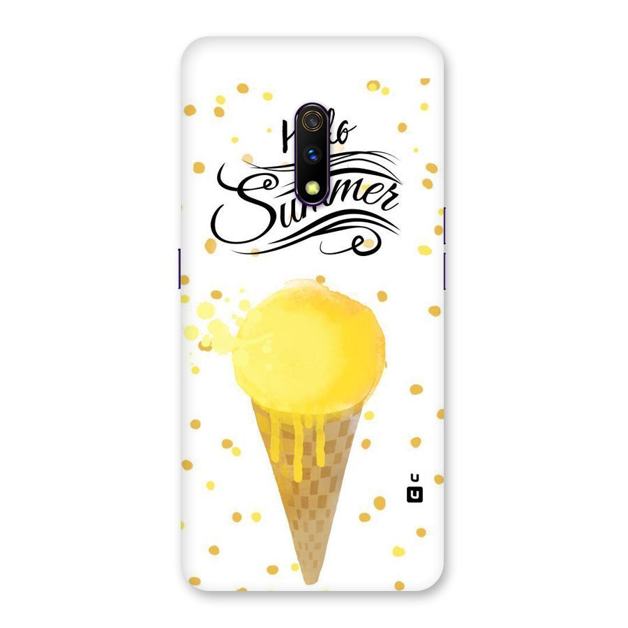 Ice Cream Summer Back Case for Realme X