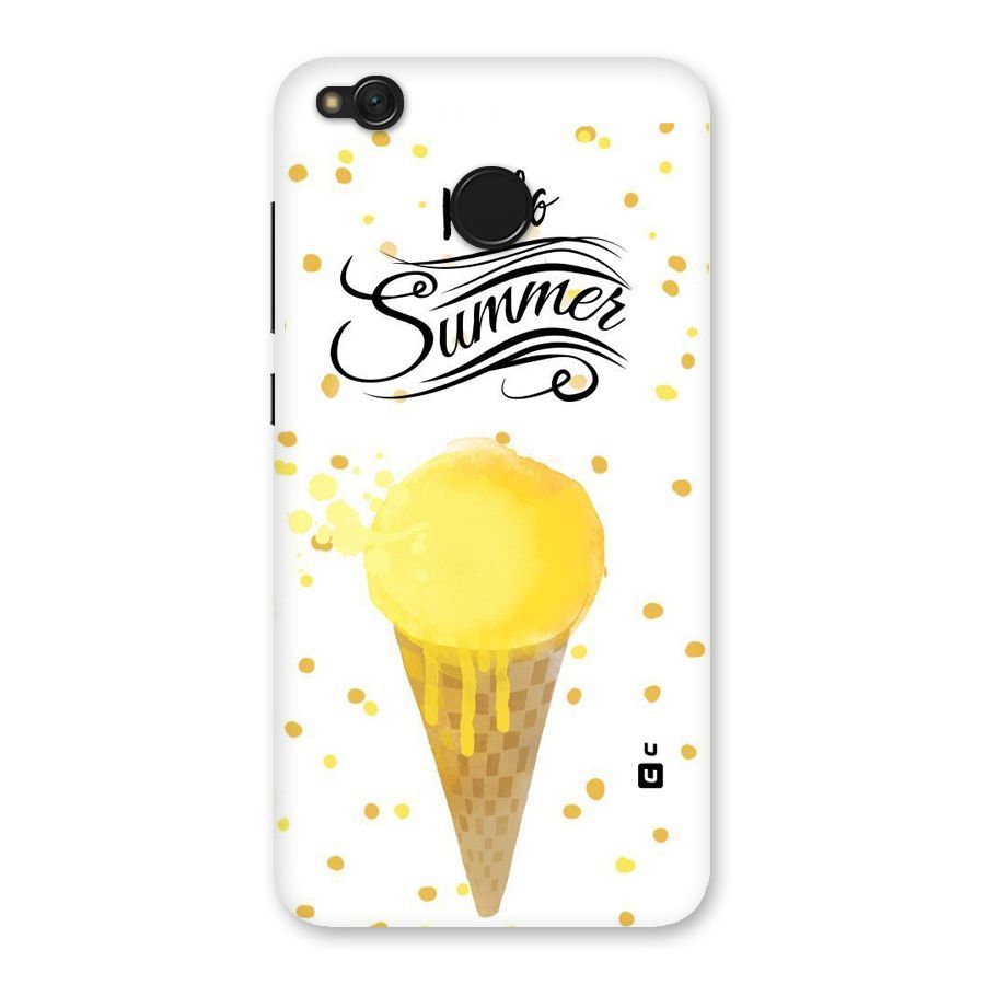 Ice Cream Summer Back Case for Redmi 4