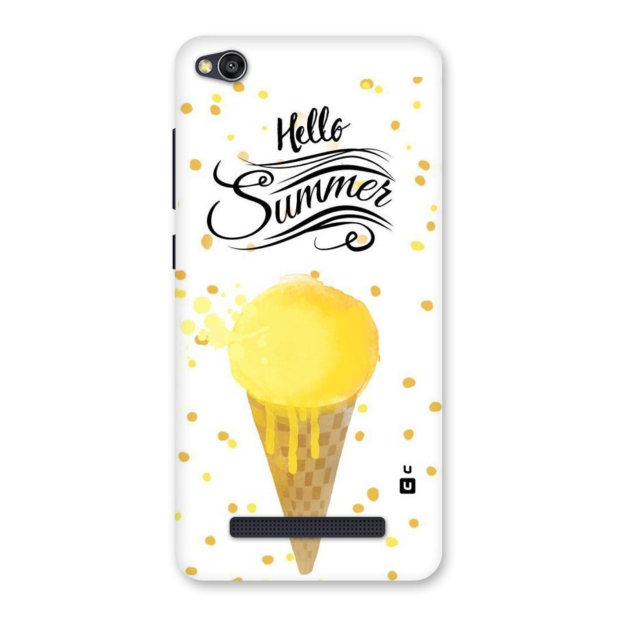 Ice Cream Summer Back Case for Redmi 4A