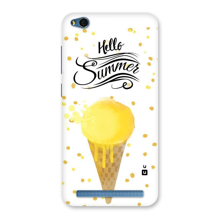 Ice Cream Summer Back Case for Redmi 5A