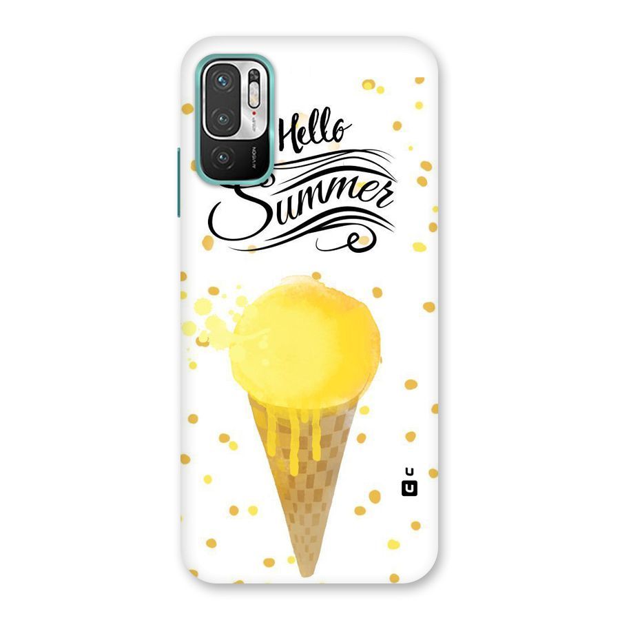 Ice Cream Summer Back Case for Redmi Note 10T 5G