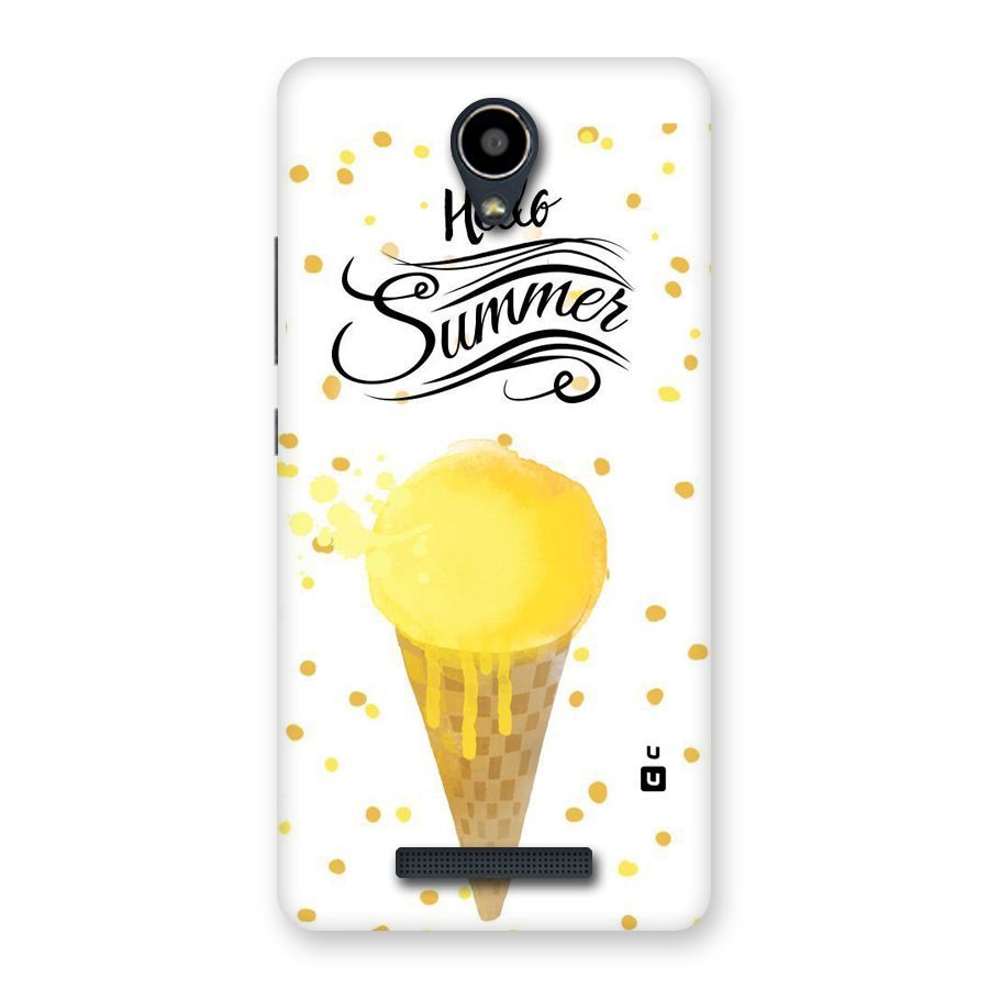 Ice Cream Summer Back Case for Redmi Note 2