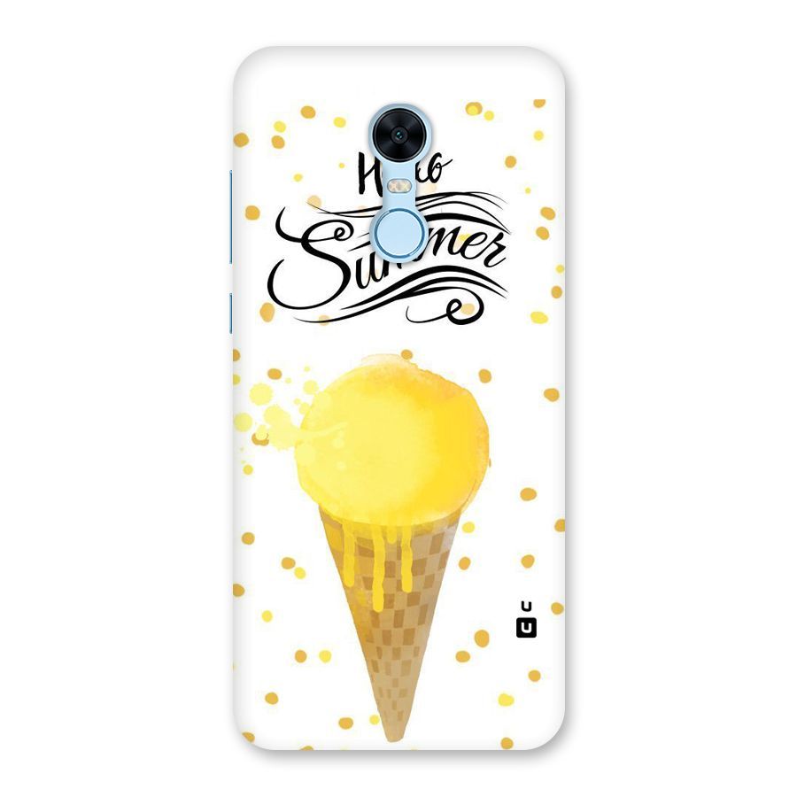 Ice Cream Summer Back Case for Redmi Note 5