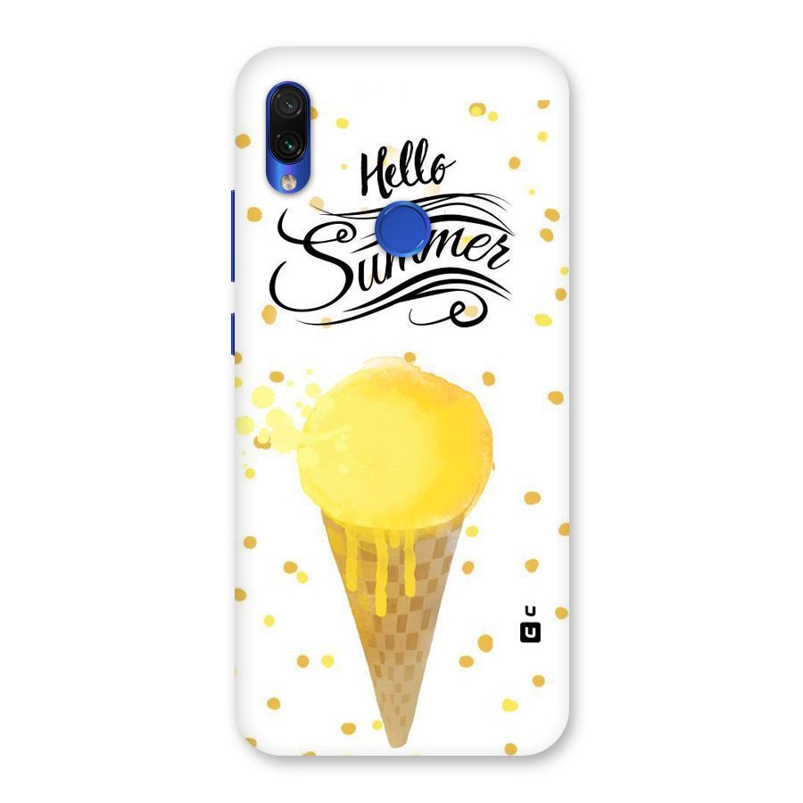 Ice Cream Summer Back Case for Redmi Note 7S