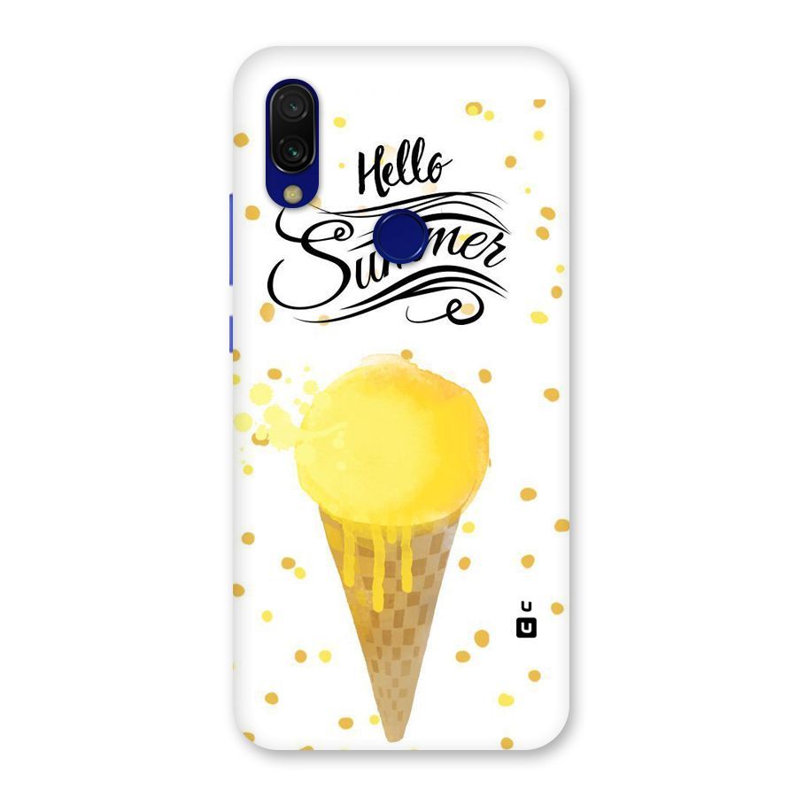 Ice Cream Summer Back Case for Redmi Y3
