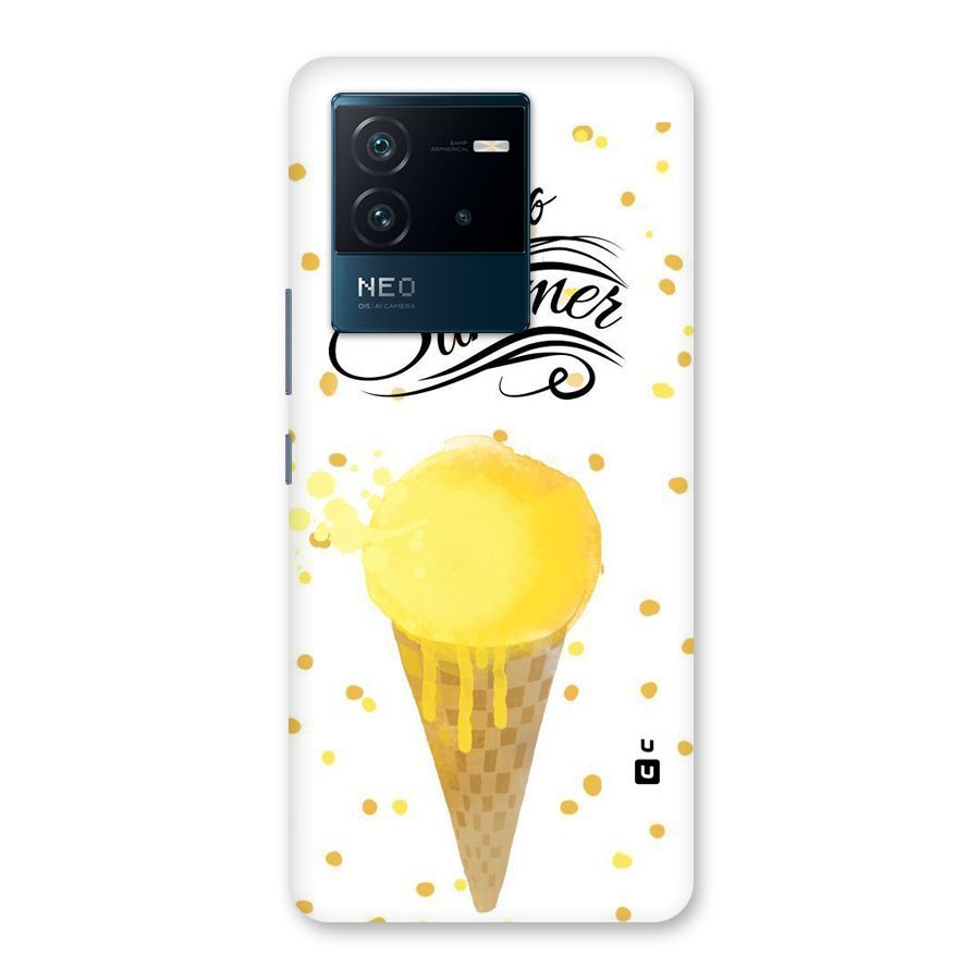 Ice Cream Summer Back Case for Vivo iQOO Neo 6 5G