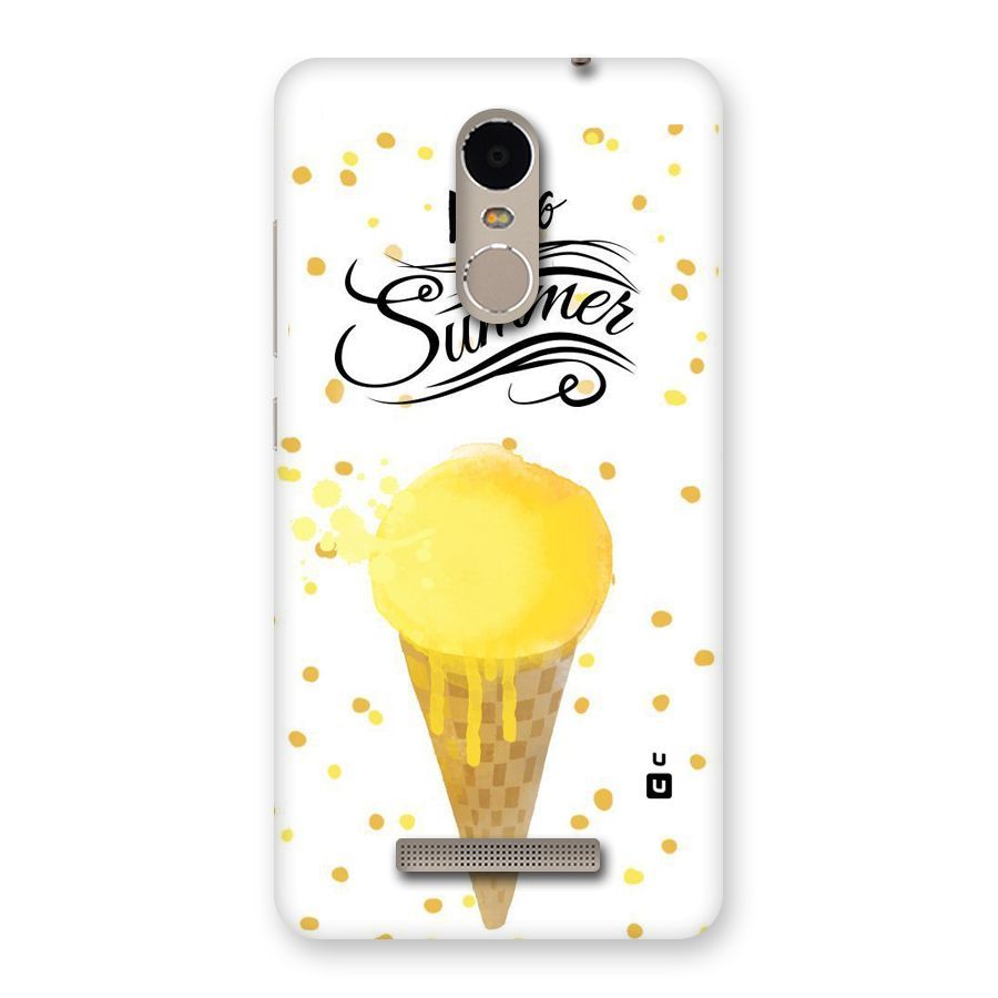 Ice Cream Summer Back Case for Xiaomi Redmi Note 3