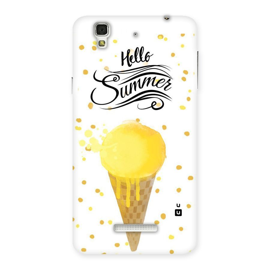 Ice Cream Summer Back Case for Yu Yureka