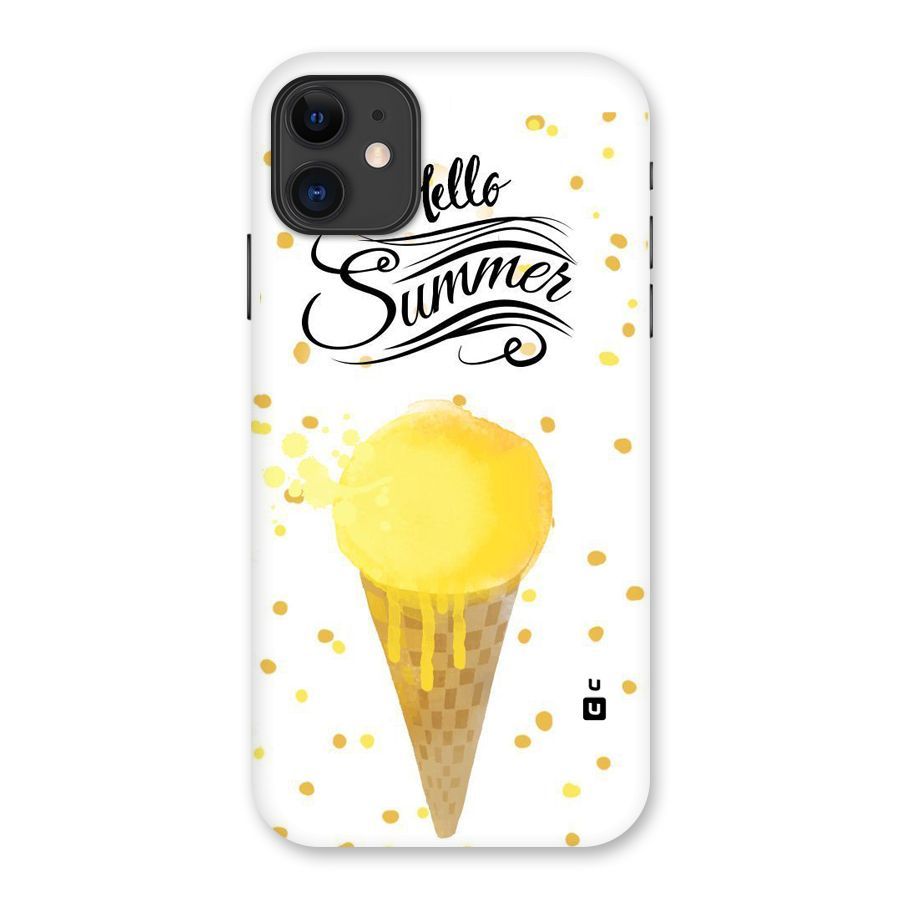 Ice Cream Summer Back Case for iPhone 11
