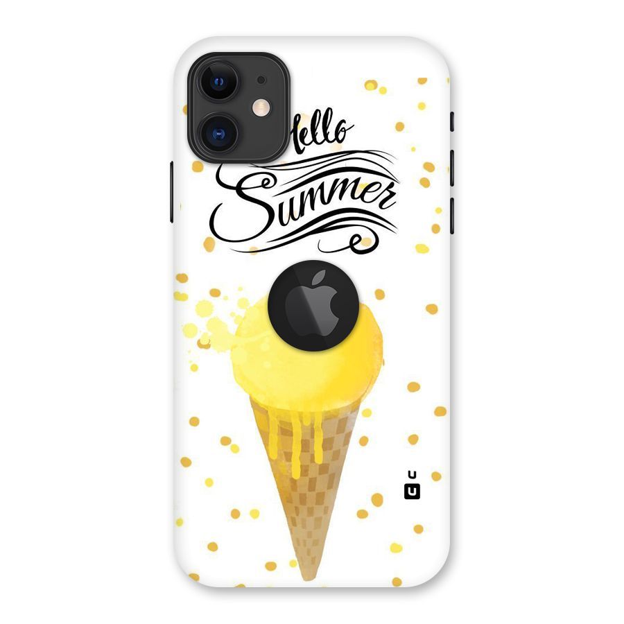 Ice Cream Summer Back Case for iPhone 11 Logo Cut