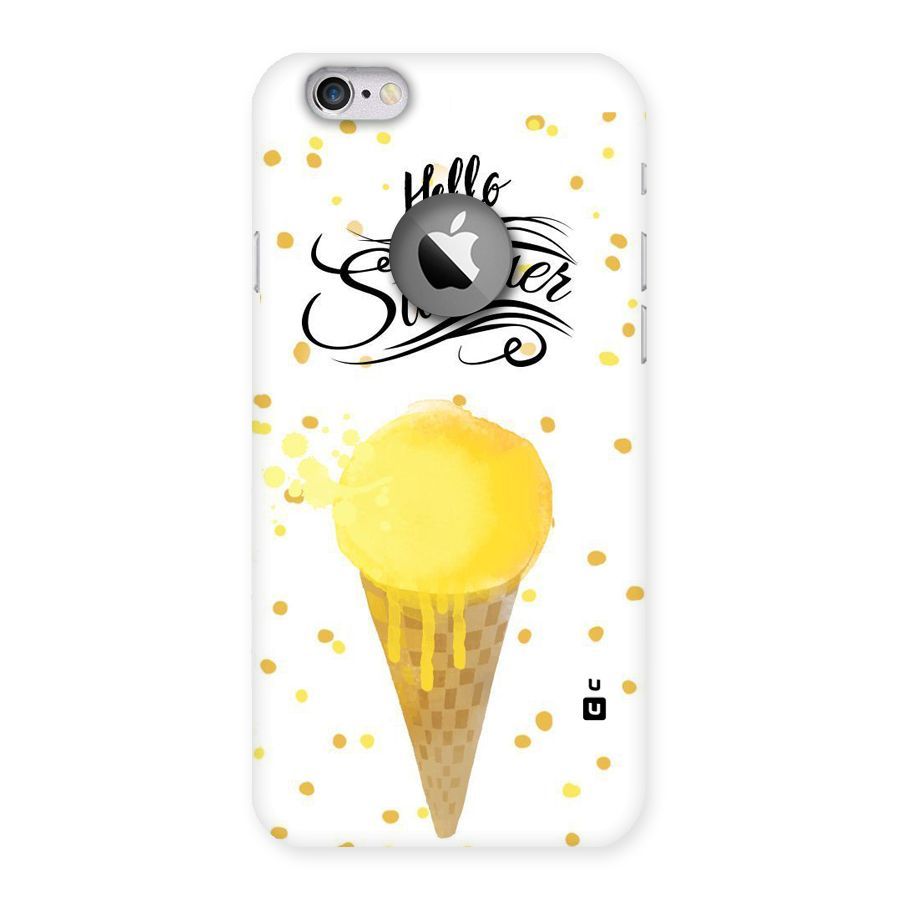 Ice Cream Summer Back Case for iPhone 6 Logo Cut