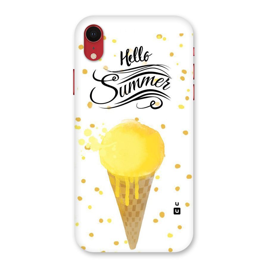 Ice Cream Summer Back Case for iPhone XR