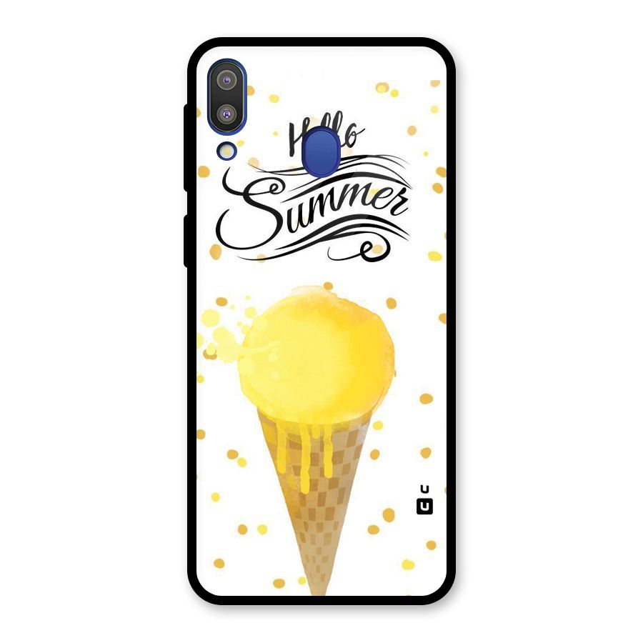 Ice Cream Summer Glass Back Case for Galaxy M20