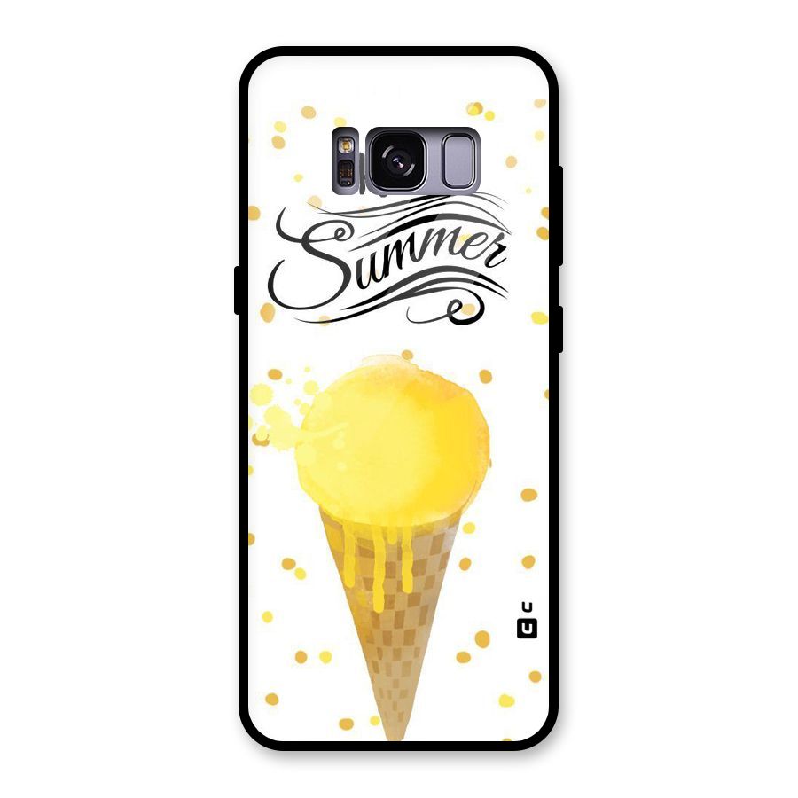 Ice Cream Summer Glass Back Case for Galaxy S8