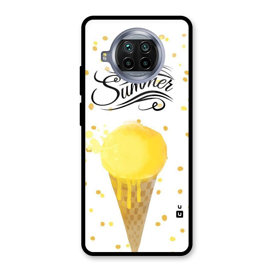 Ice Cream Summer Glass Back Case for Mi 10i