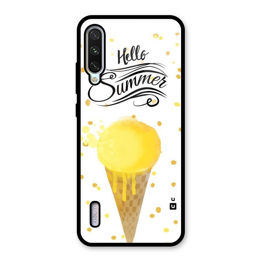 Ice Cream Summer Glass Back Case for Mi A3