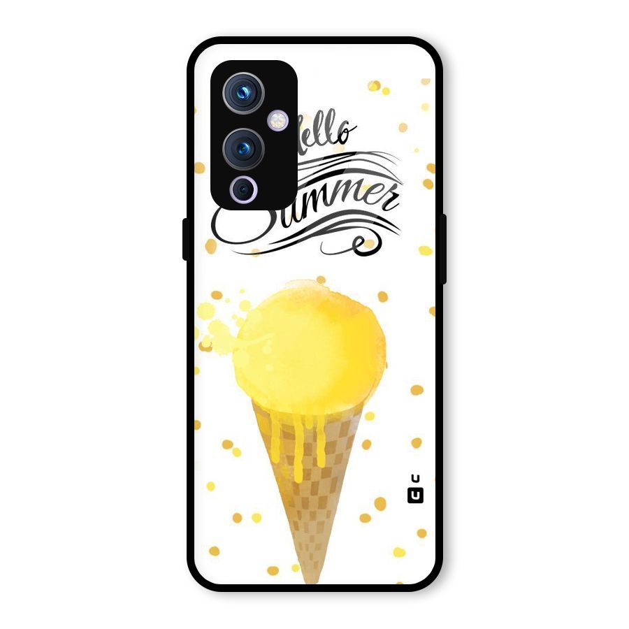 Ice Cream Summer Glass Back Case for OnePlus 9