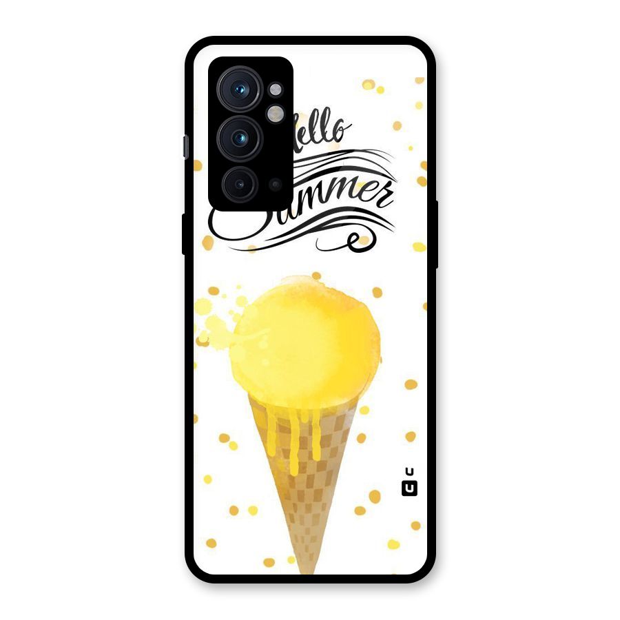 Ice Cream Summer Glass Back Case for OnePlus 9RT 5G