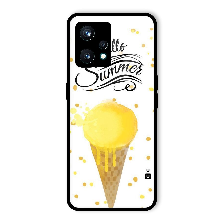 Ice Cream Summer Glass Back Case for Realme 9 Pro Plus 5G
