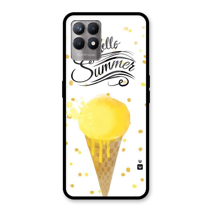 Ice Cream Summer Glass Back Case for Realme Narzo 50
