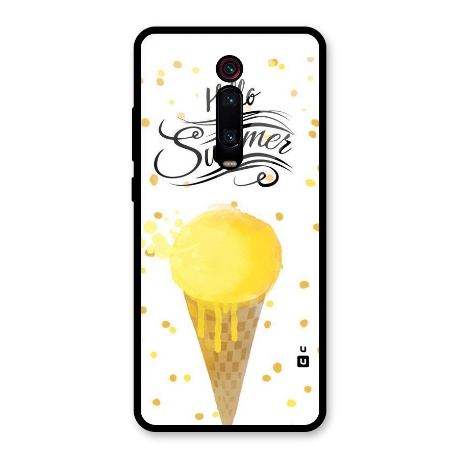 Ice Cream Summer Glass Back Case for Redmi K20 Pro