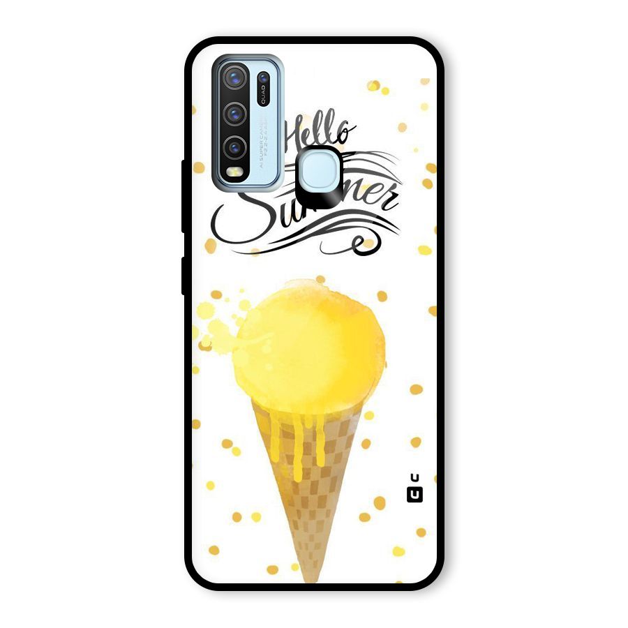 Ice Cream Summer Glass Back Case for Vivo Y50
