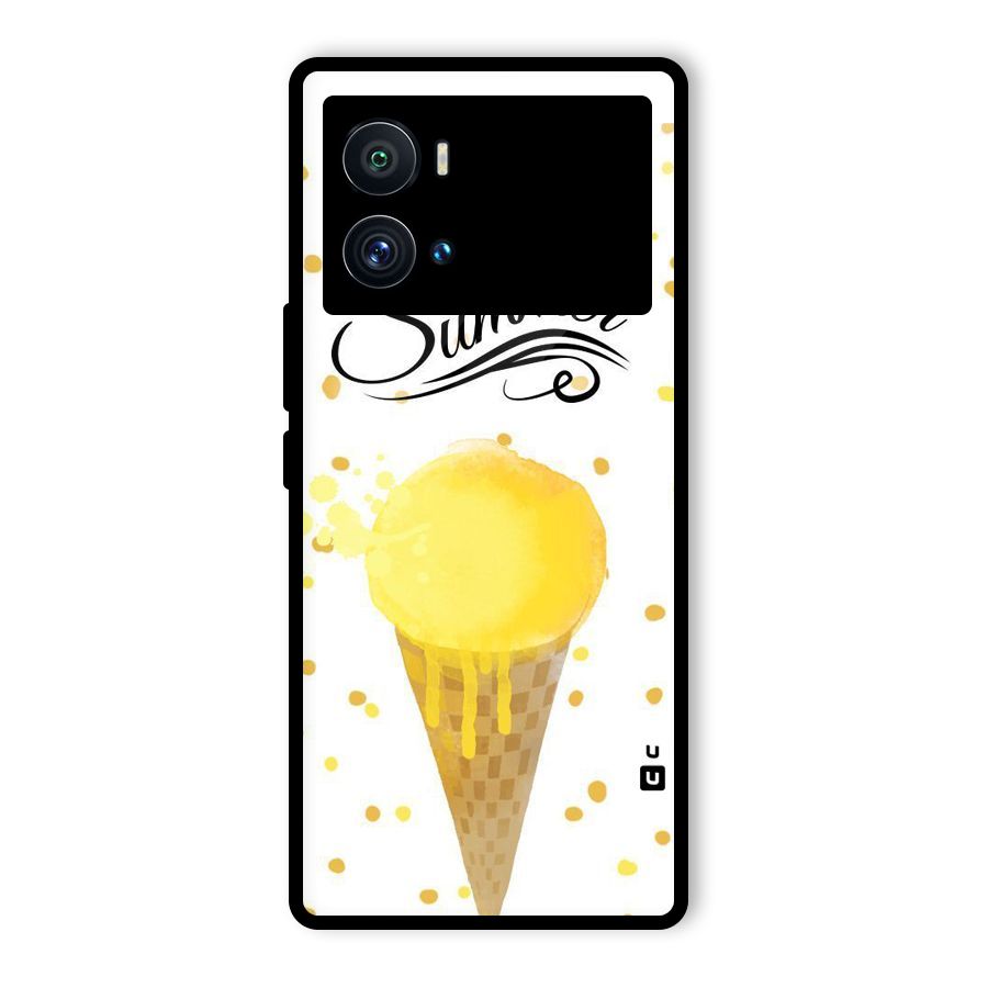 Ice Cream Summer Glass Back Case for Vivo iQOO 9 Pro