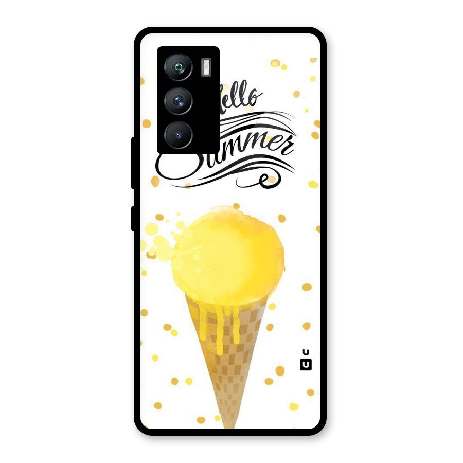 Ice Cream Summer Glass Back Case for Vivo iQOO 9 SE
