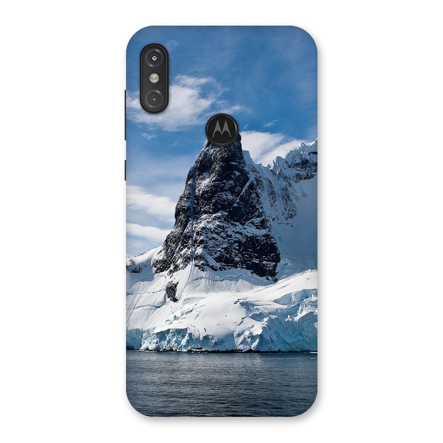 Ice Mountains Back Case for Motorola One Power