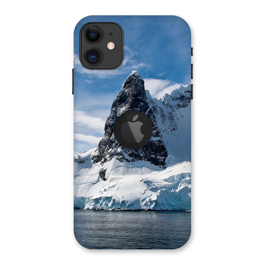 Ice Mountains Back Case for iPhone 11 Logo Cut