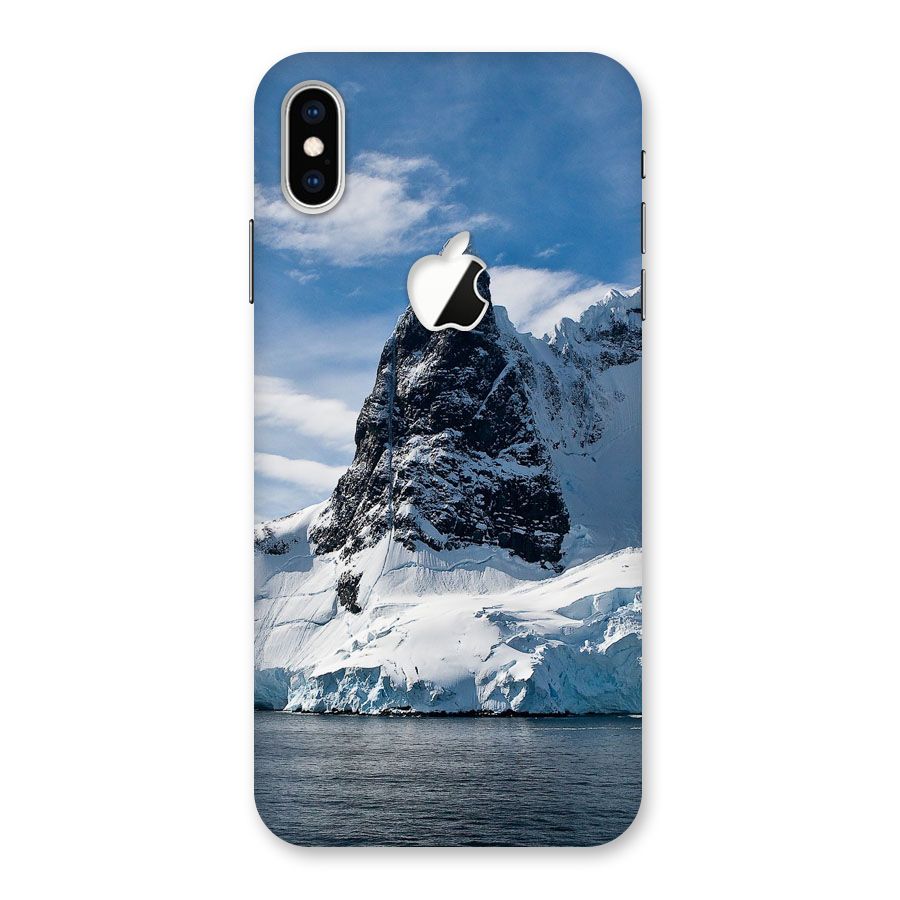 Ice Mountains Back Case for iPhone XS Max Apple Cut